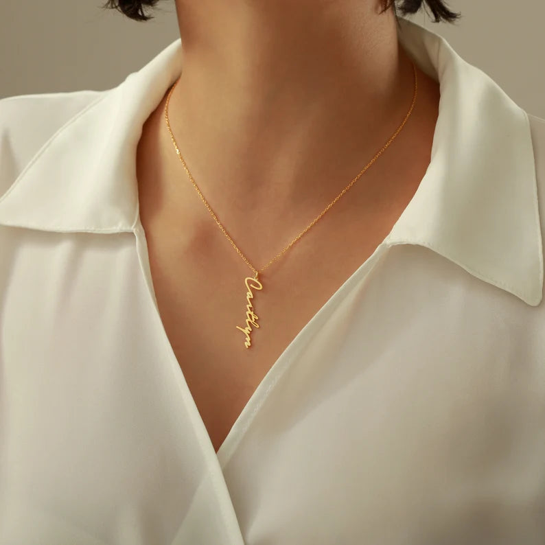 Personalized Name Necklace – 18K Gold Plated Jewelry | Perfect Birthday, Christmas & Mother’s Day Gift for Her